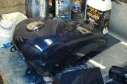 Magna 1100 Fuel Tank Freshly Painted
