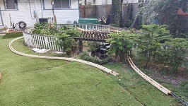 Backyard Railroad New Stringers For New Lower Loop