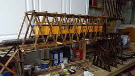 Backyard Railroad Trestle And Bridge Works