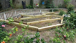 Backyard Railroad RePlanning New Planter With Less Encroachment