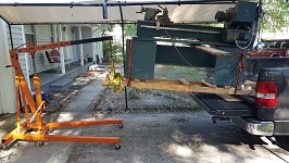 Nick's New To Him Enco Lathe Ready To Unload