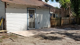 Backyard Patio Pavers Installed