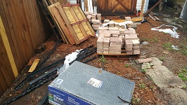 Backyard Patio Paver Prep Installed