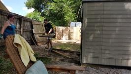 Backyard Shed Ann And Nick Final Skidding