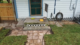 Backyard Now Sporting Sod!