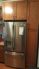 Kitchen Cabinets Refrigerator Surround And Pantry
