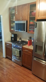 Kitchen Cabinets Glass Doors And Floor Character