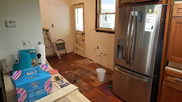 Kitchen Flooring One Of Thousands Of Holes Needing Plugged