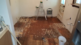 Kitchen Flooring One Of Thousands Of Holes Needing Plugged