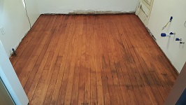 Kitchen Flooring Stained