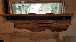 Kitchen Demolition Plaster Missing