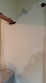 Dining Room Wall Second Coat Of Mud