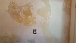 Kitchen Lathe Patch Sanded And Burnished