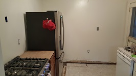 Kitchen '70s Wall Painted