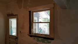 Kitchen Plaster Sink Wall Second Coat Of Mud