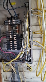 Side Porch Electrical Panel Needs Attention