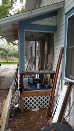 Side Porch Rotted Flooring Replaced